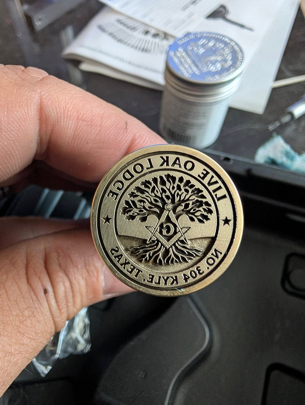 Custom Brass Wax Seal Stamp – Your Logo