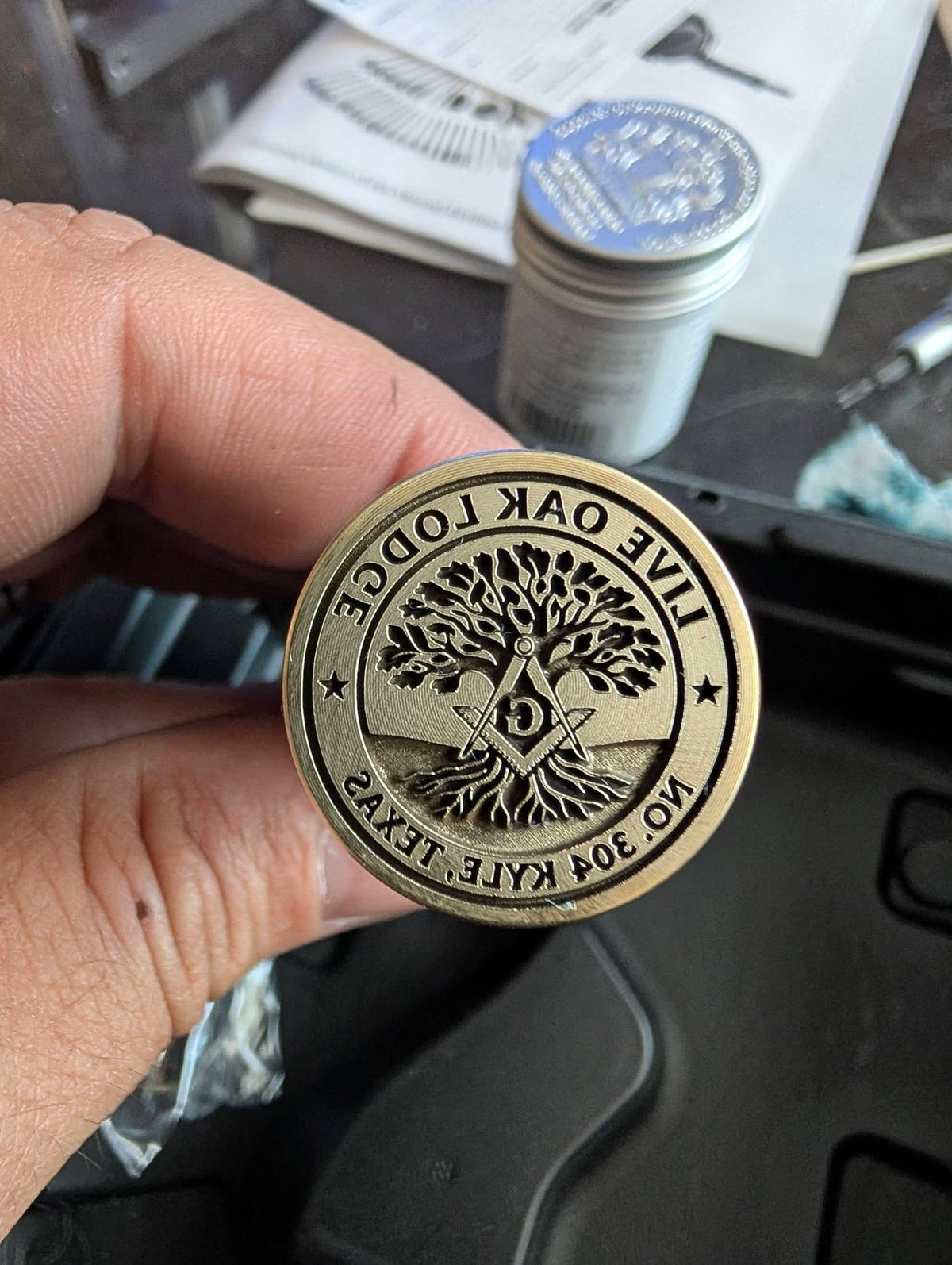 Custom Brass Wax Seal Stamp – Your Logo