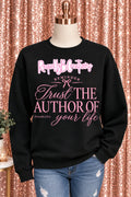 Trust the Author of Your Life Embroidered Crewneck – Proverbs 3:5-6