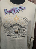 The Greatest Gift of All Nativity Embroidered Crewneck