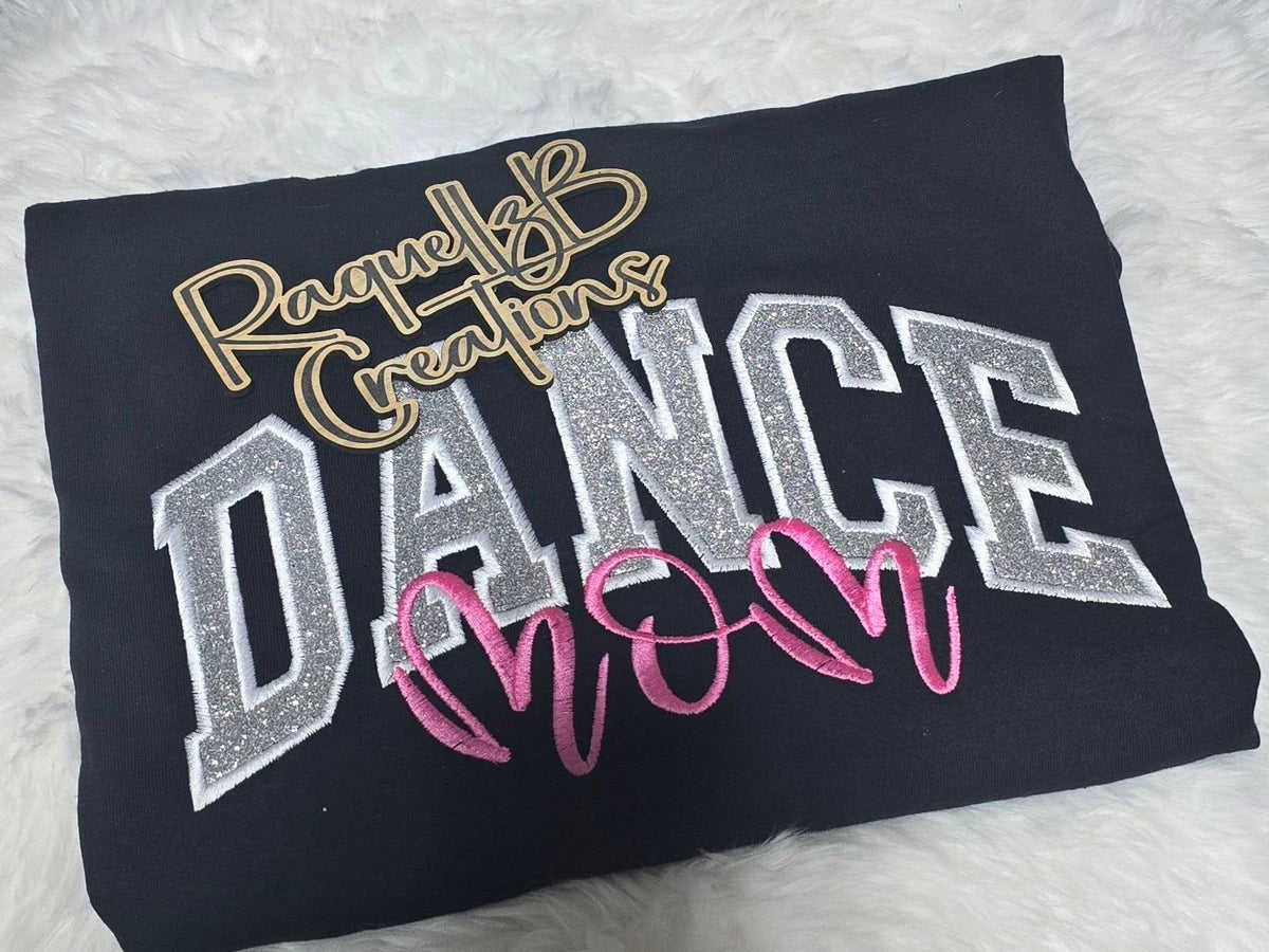 Dance Mom Crewneck – Varsity Glitter Sweatshirt