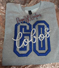Custom Varsity Glitter Crewneck – Personalized Team, School & Name Sweatshirt